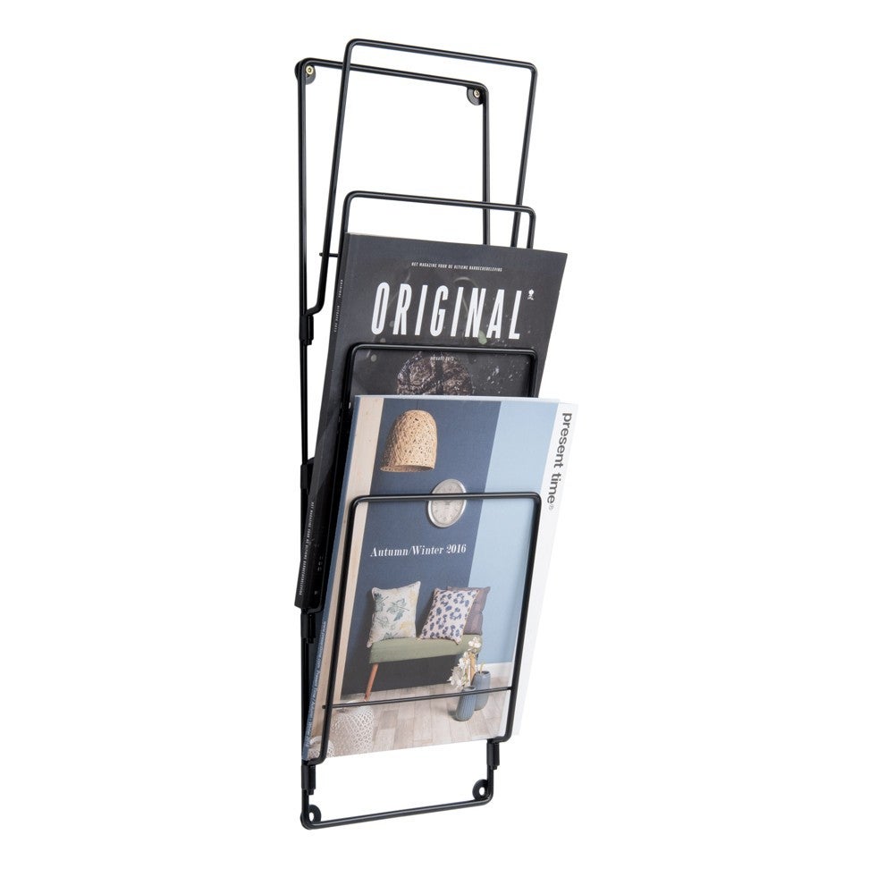 Portariviste Da Parete Hrokz 60cm Trasparente - Adesivo O Con Viti, Per Bagno Cucina Cameretta - Foto 3