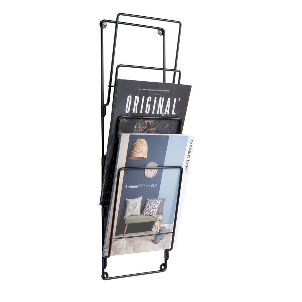 Portariviste Da Parete Hrokz 60cm Trasparente - Adesivo O Con Viti, Per Bagno Cucina Cameretta - Foto 3