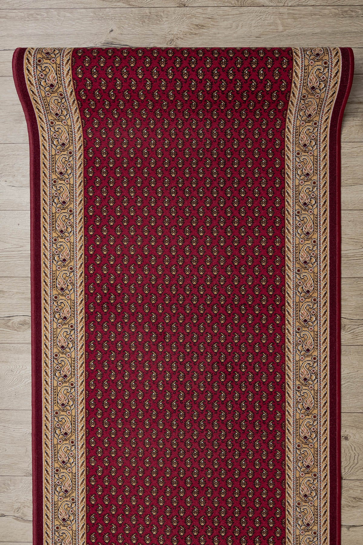 TAPIS DE COULOIR ANTIDÉRAPANT INCA bordeaux 80cm 80x220 cm - 5