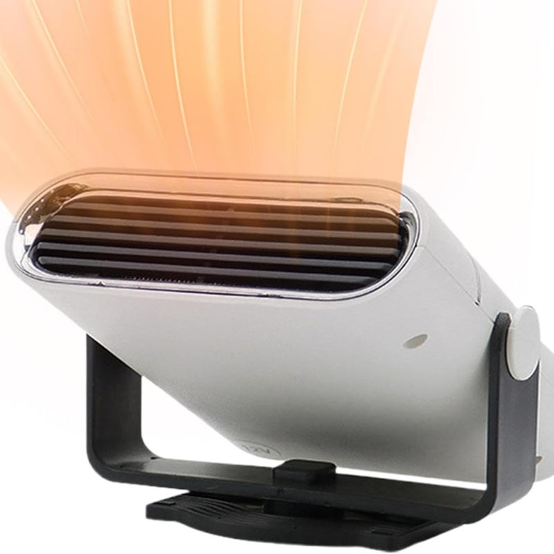 szt. Samochodowy odmrażacz do szyb, przenośny odmrażacz do szyb, 12-woltowy wentylator do ogrzewania samochodu, szybkie odmrażanie i usuwanie zaparowa