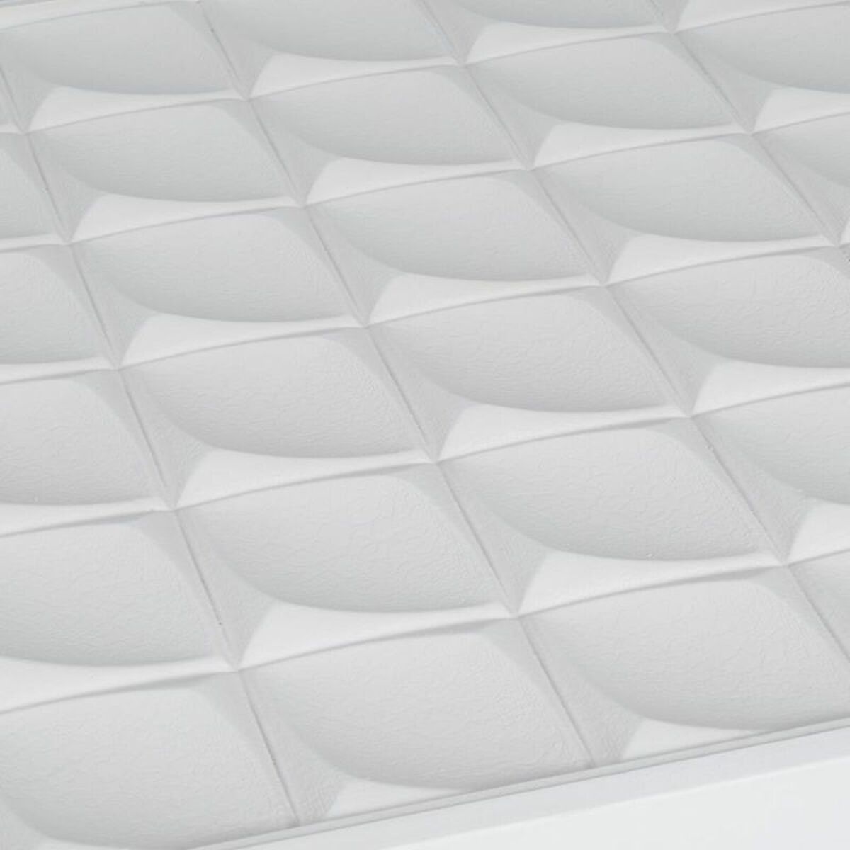 Table d'appoint en bois laqué blanc et gris 125x65x48h - 3