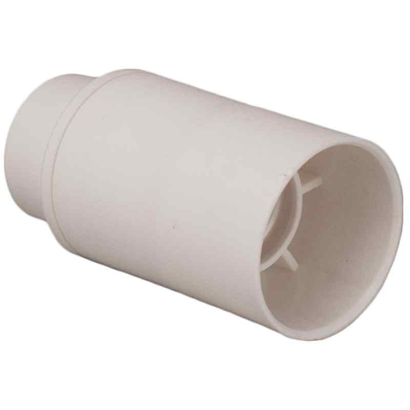Douille E14 2A 250V corps lisse blanc - SOLERA - 2
