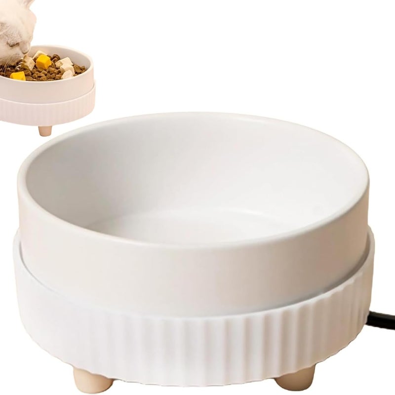 Podgrzewana miska dla psa, 350 ml, podgrzewana miska dla zwierząt domowych, psów, kotów, królików.