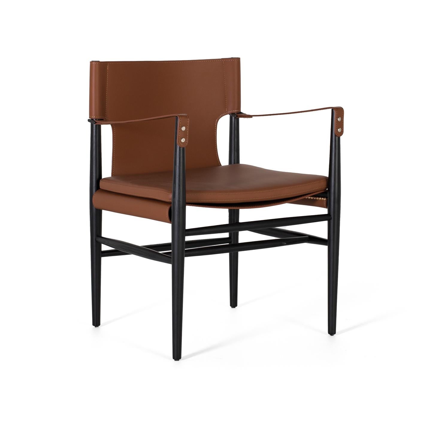 Fotel ze sztucznej skóry 57 cm Elegancki, współczesny styl - 80x57x52 GYC