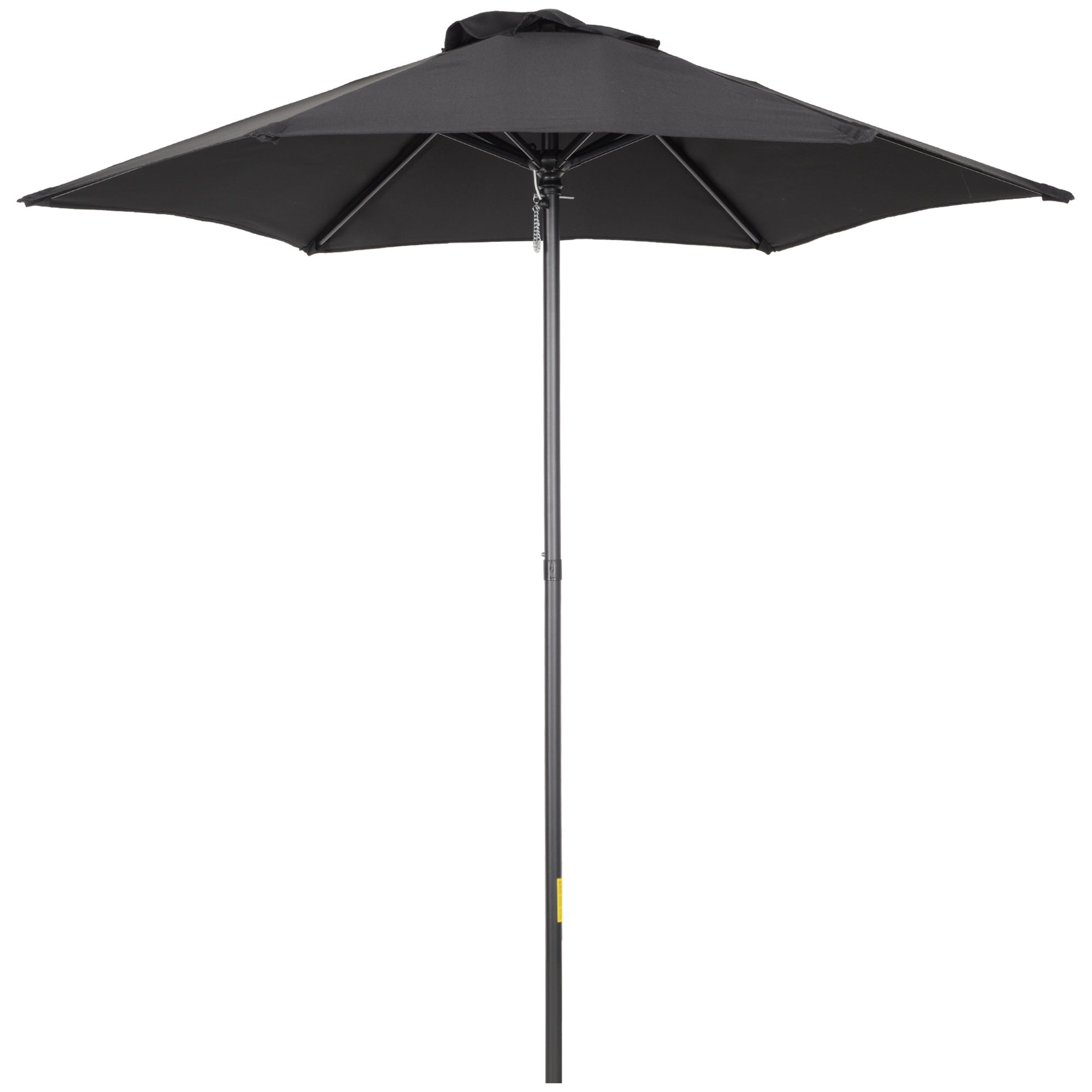 Ø196 cm, Obrotowy parasol z funkcją składania, parasol plażowy, wiatroodporny, stabilny parasol targowy, parasol z korbką, ochrona przeciwsłoneczna
