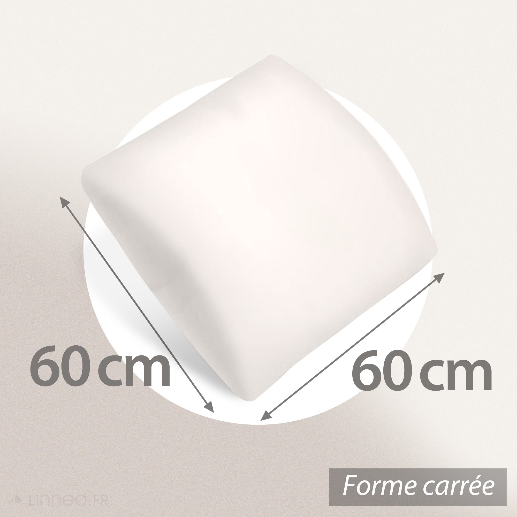 Oreiller 60x60 cm PILO Visco-végétal à mémoire de forme - 6