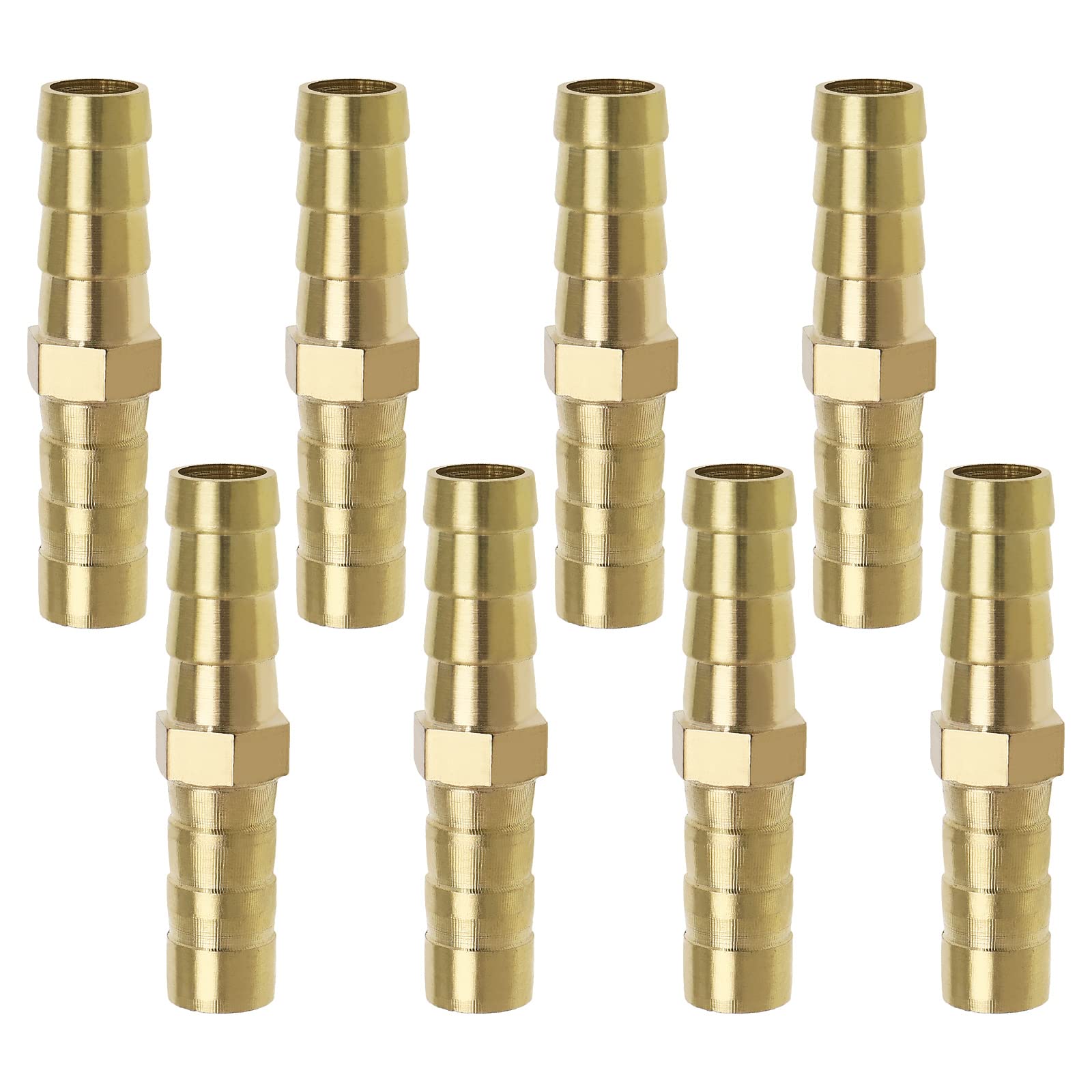 Raindrip 312050B Drip Irrigation Fittings Single Barbed Coupling Connectors, 1/4-Inch, 50 Per Bag, for Trees, Shrubs, Gardens, Black : Garden Hose Parts