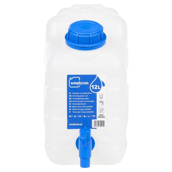 Garronda Réservoir Eau 60 litres sans BPA avec Robinet et Couvercle Idéal pour Choucroute et Salaison GD-0090, Blanc Garronda Réservoir Eau 60 litres sans BPA avec Robinet et Couvercle Idéal pour Choucroute et Salaison GD-0090, Blanc