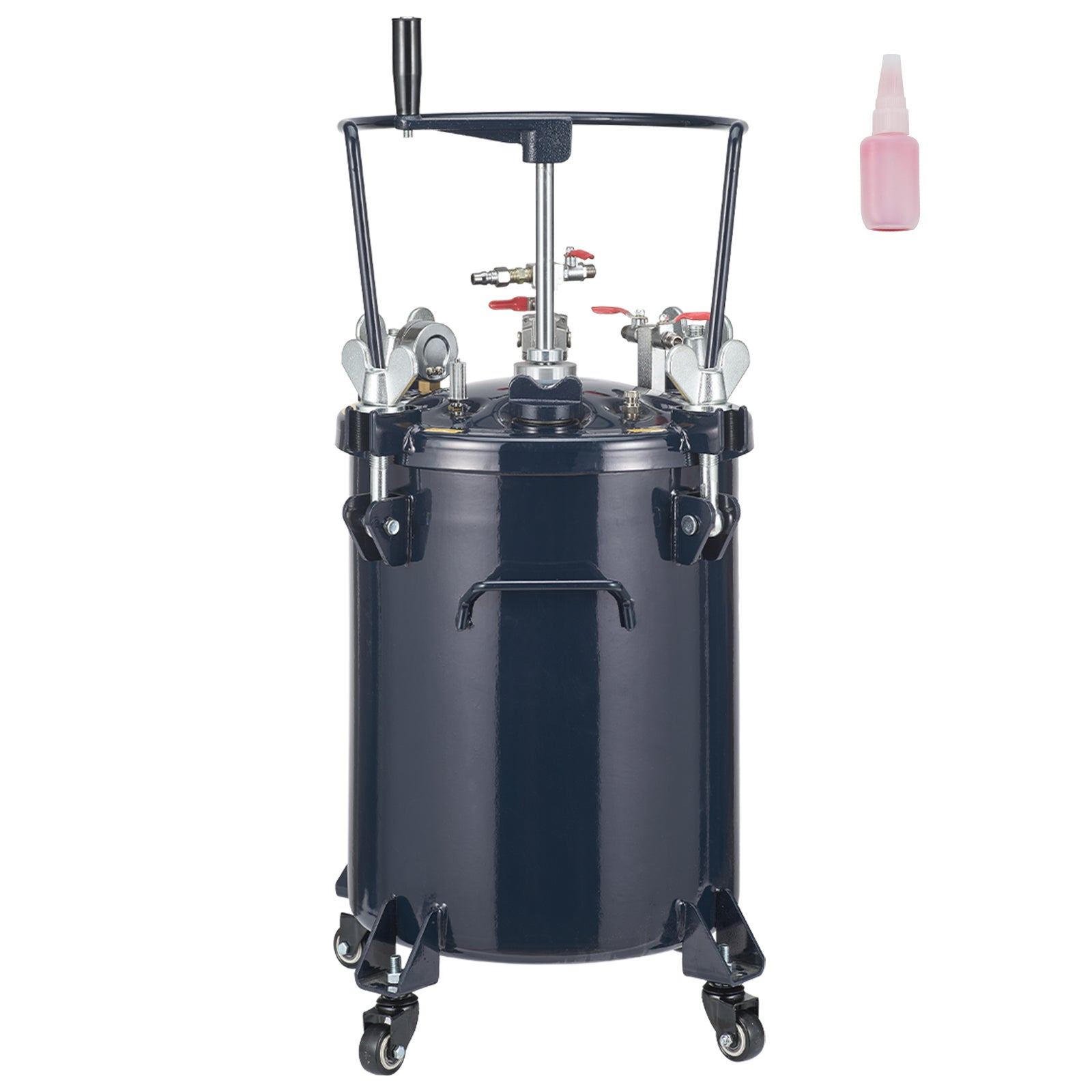 Zbiornik ciśnieniowy Zbiornik na farbę Zbiornik ciśnieniowy 30 l Zbiornik ciśnieniowy 70 psi Pistolet natryskowy Zbiornik na farbę Φ 80 x 42,5 c VEVOR
