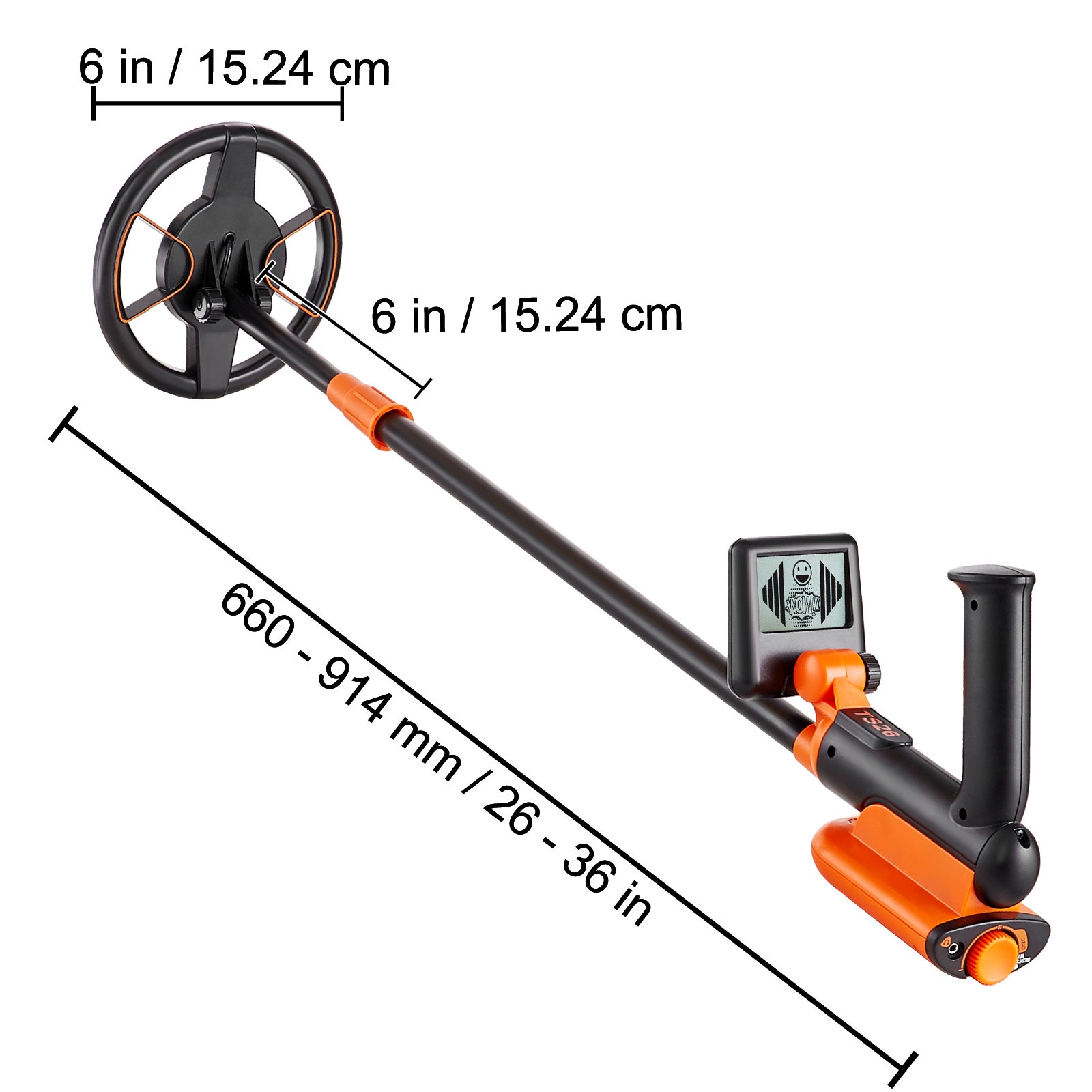 Metal Detector Per Bambini GAESHOW Con Display LCD – Bobina Impermeabile 6,5 Pollici, Regolabile Da 57 A 110 Cm, Per Caccia Al Tesoro