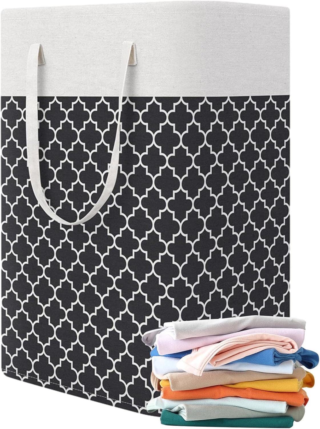 Boîte De Rangement Pour Vêtements, Boîte De Rangement Pliable Avec Couvercle 39l 44 30 29cm Bleu 93410299