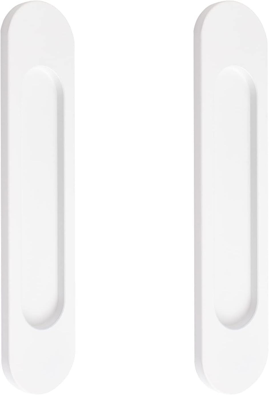 Ginddy Lot De 2 Poignées De Porte Coulissante Ovales Autocollantes En