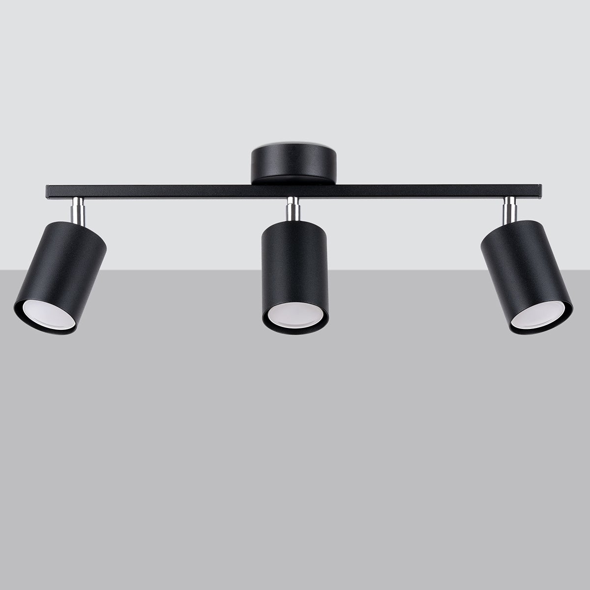 Plafon TORIM 3 czarny LED 4000K - 46x8x20cm Sollux