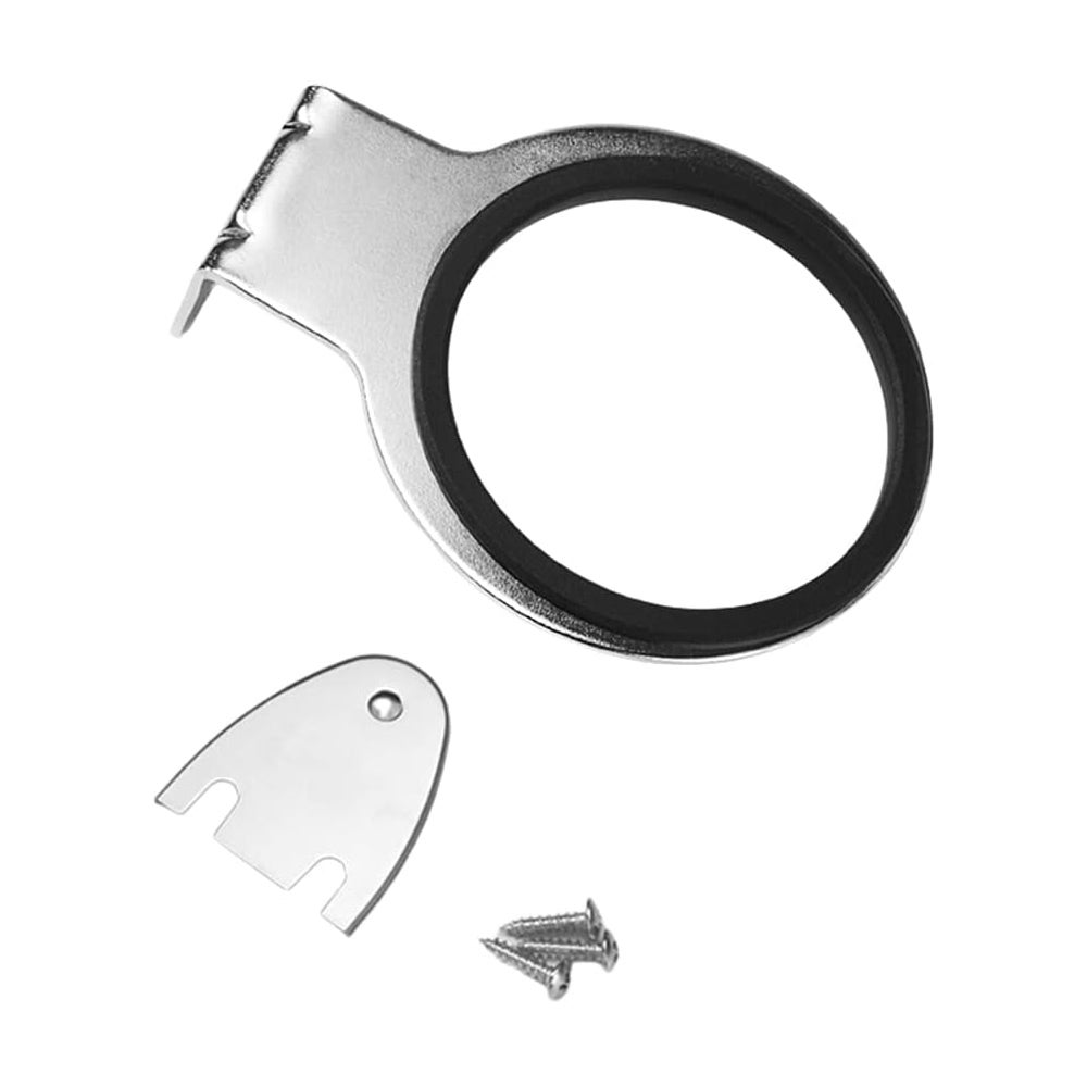 Support Sèche Cheveux Mural en Acier Inoxydable Porte Sèche Cheveux Antirouille Accroche Seche