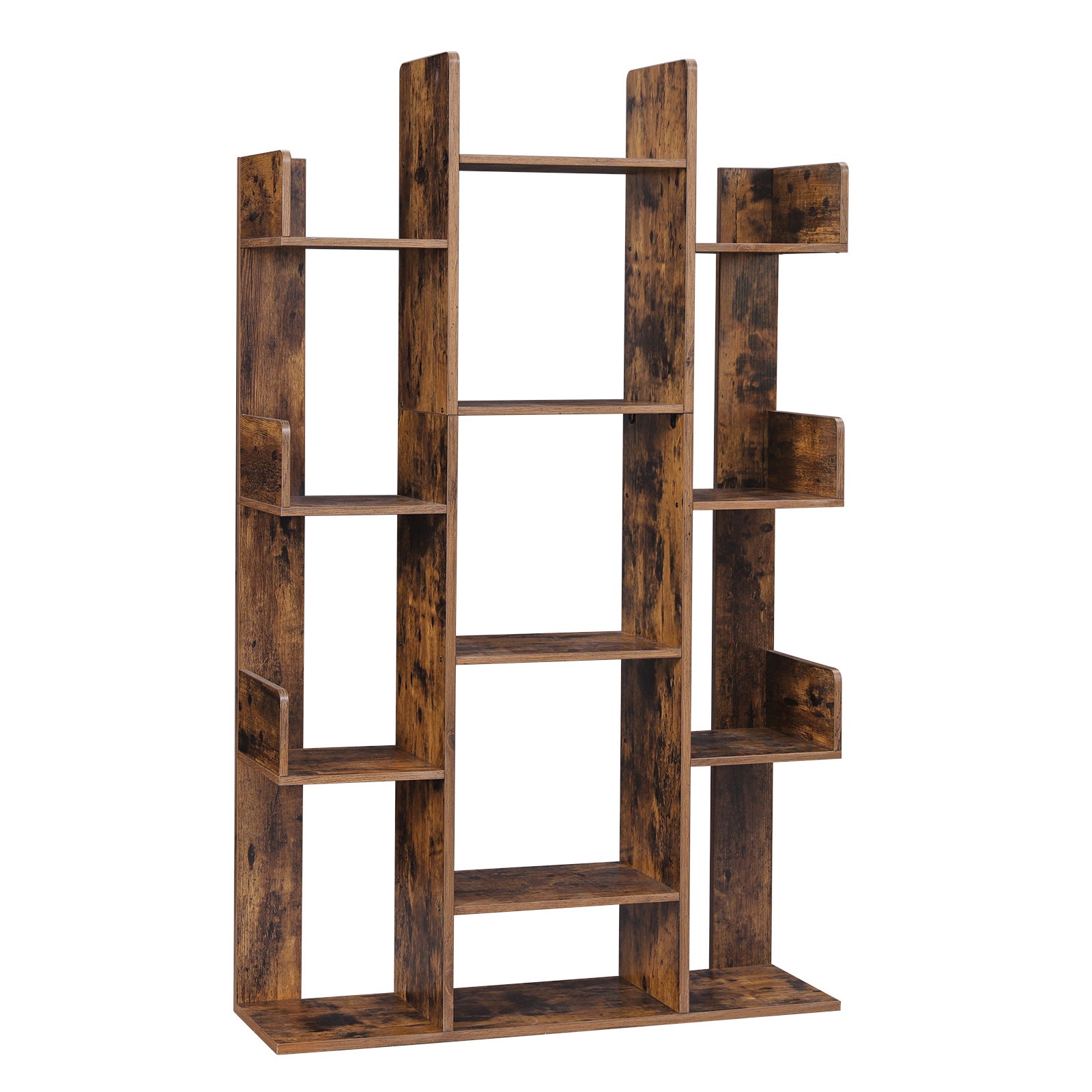 VASAGLE Bibliothèque arbre, Étagère à 13 compartiments, Meuble de