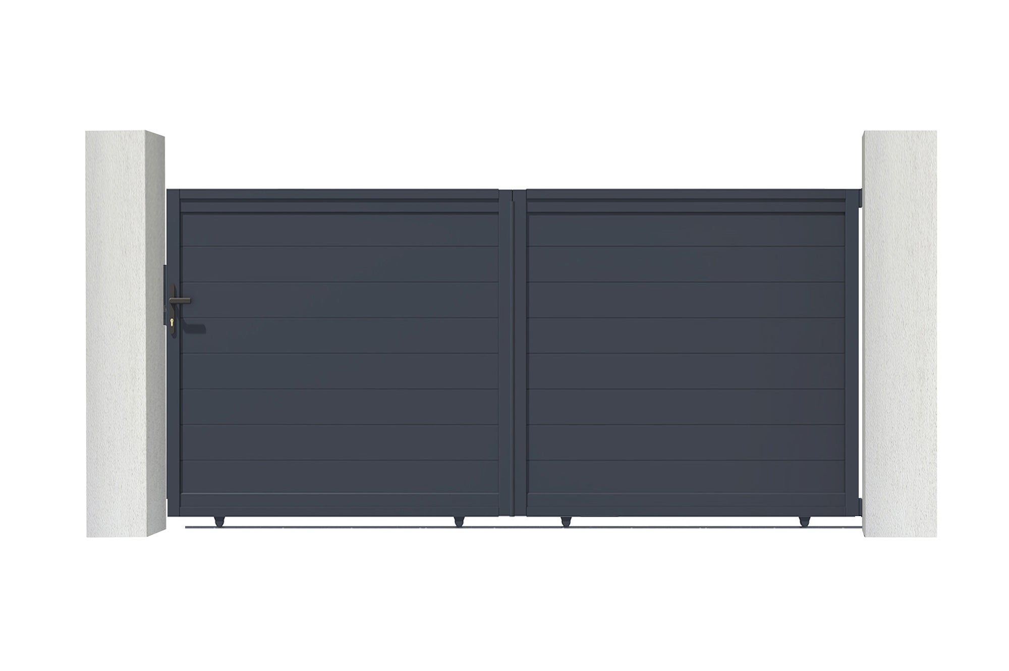 Portail coulissant motorisé 3m EIGER H.140cm + Motorisation RANGER C300 - 5