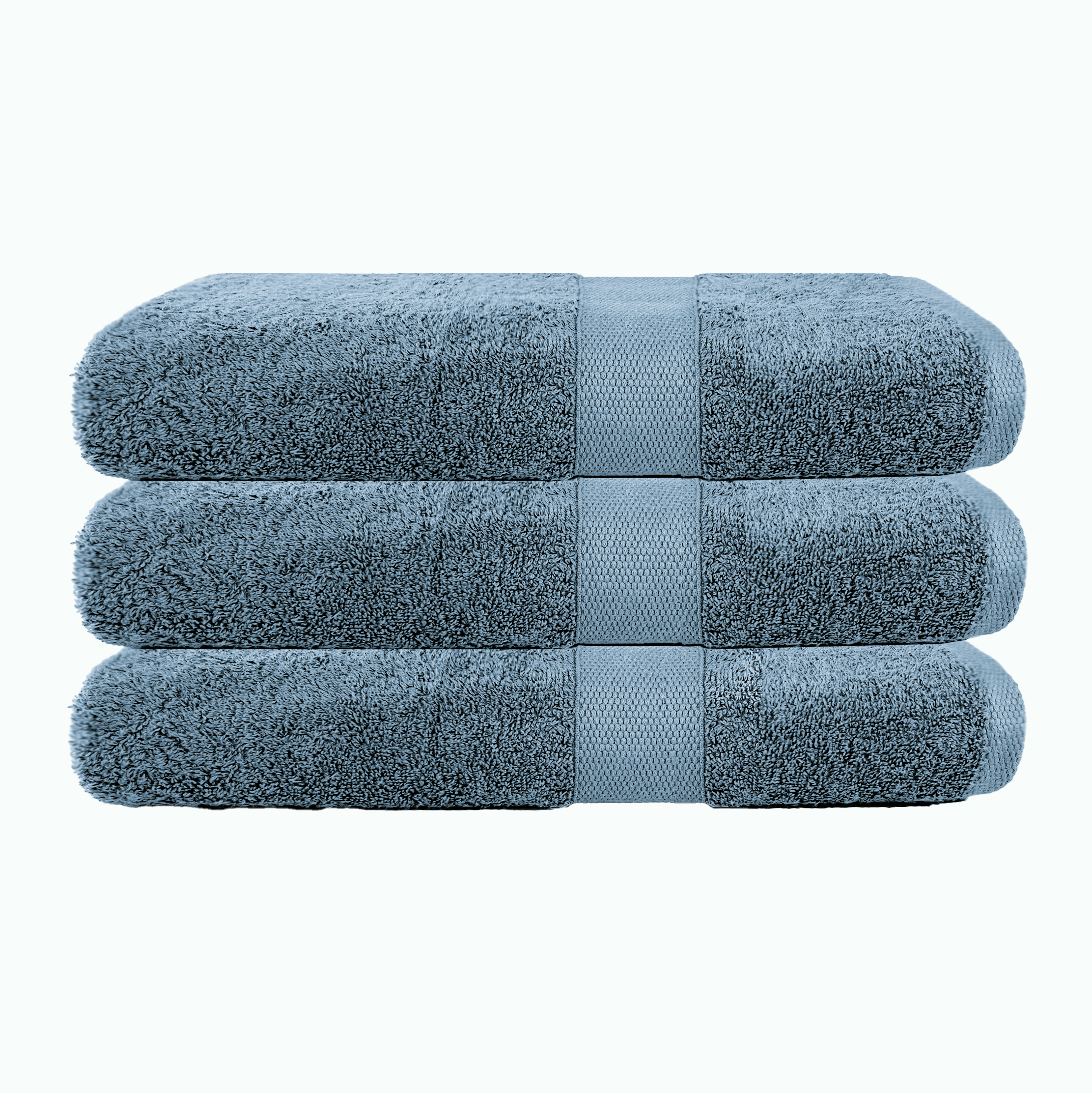 Lot De 2 Serviettes De Toilette Tissu éponge 100% Coton Vert Kaki 30 X 50 Cm 89421369