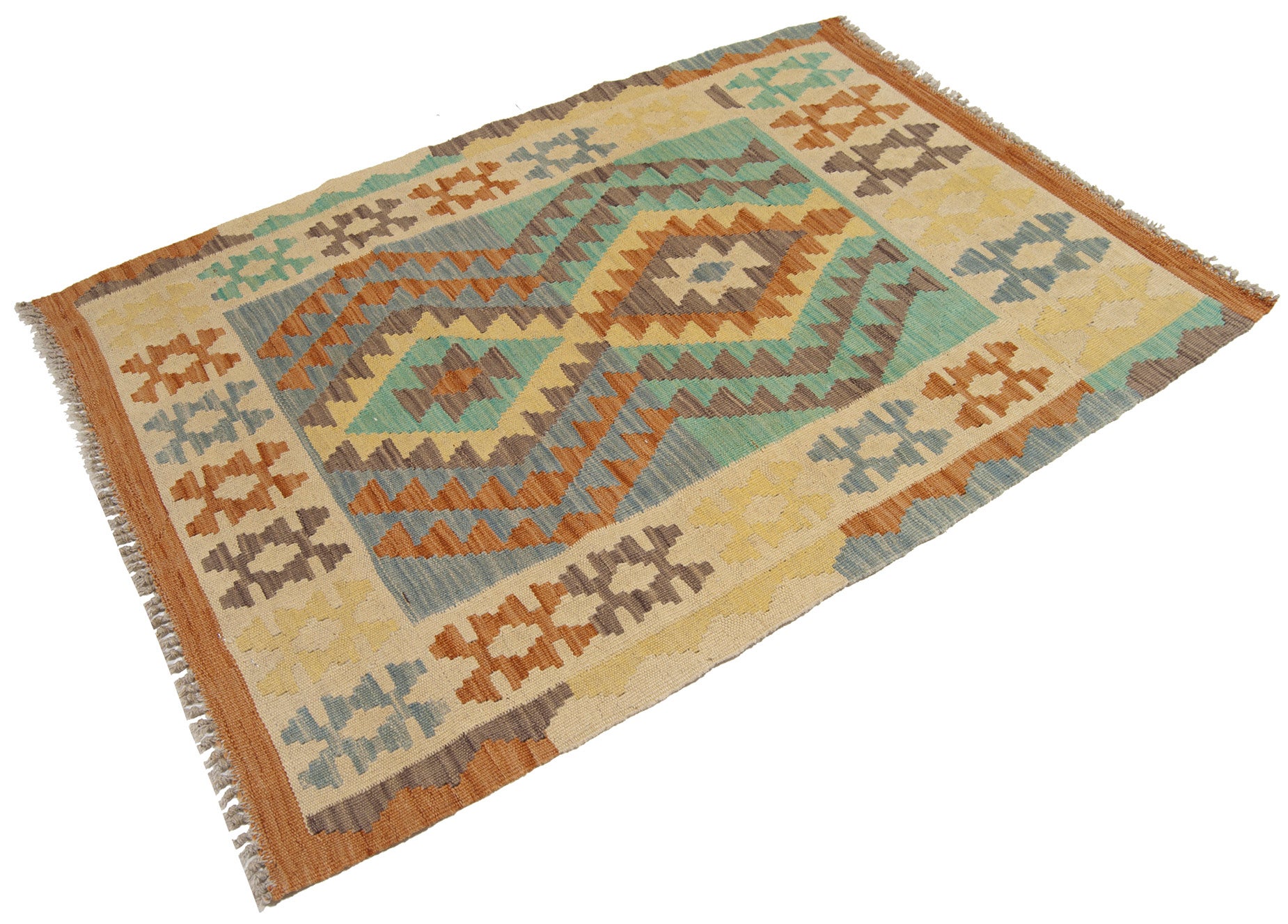 120x85 cm Oryginalny, ręcznie robiony kilim Klasyczny styl - Łatwy do czyszczenia