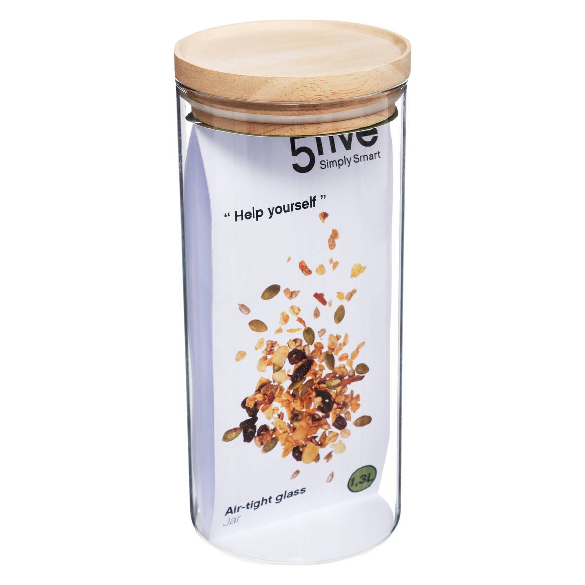 Szklany pojemnik na żywność 1300ml - 2