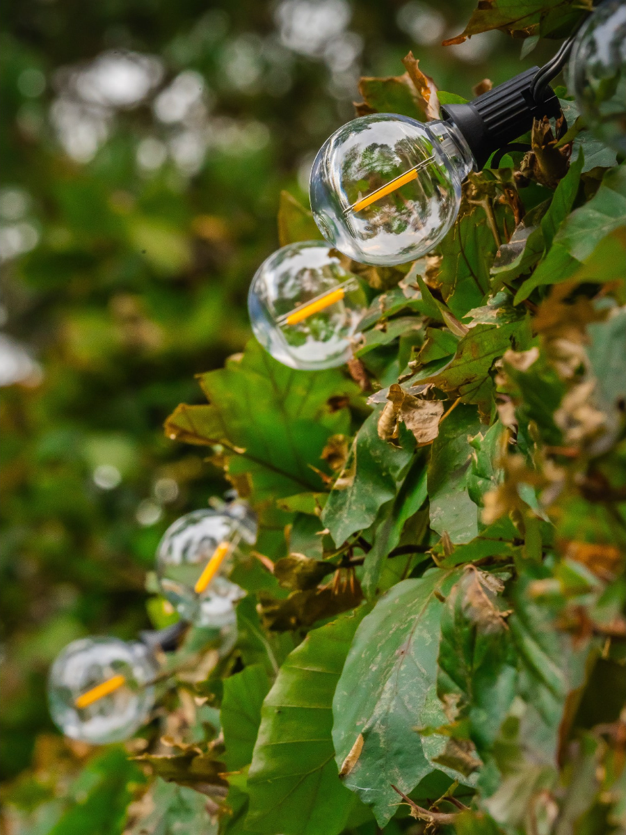 Guirlande solaire Iplux® Venice 10m - Haute qualité - Durée de combustion 15 heures - 12