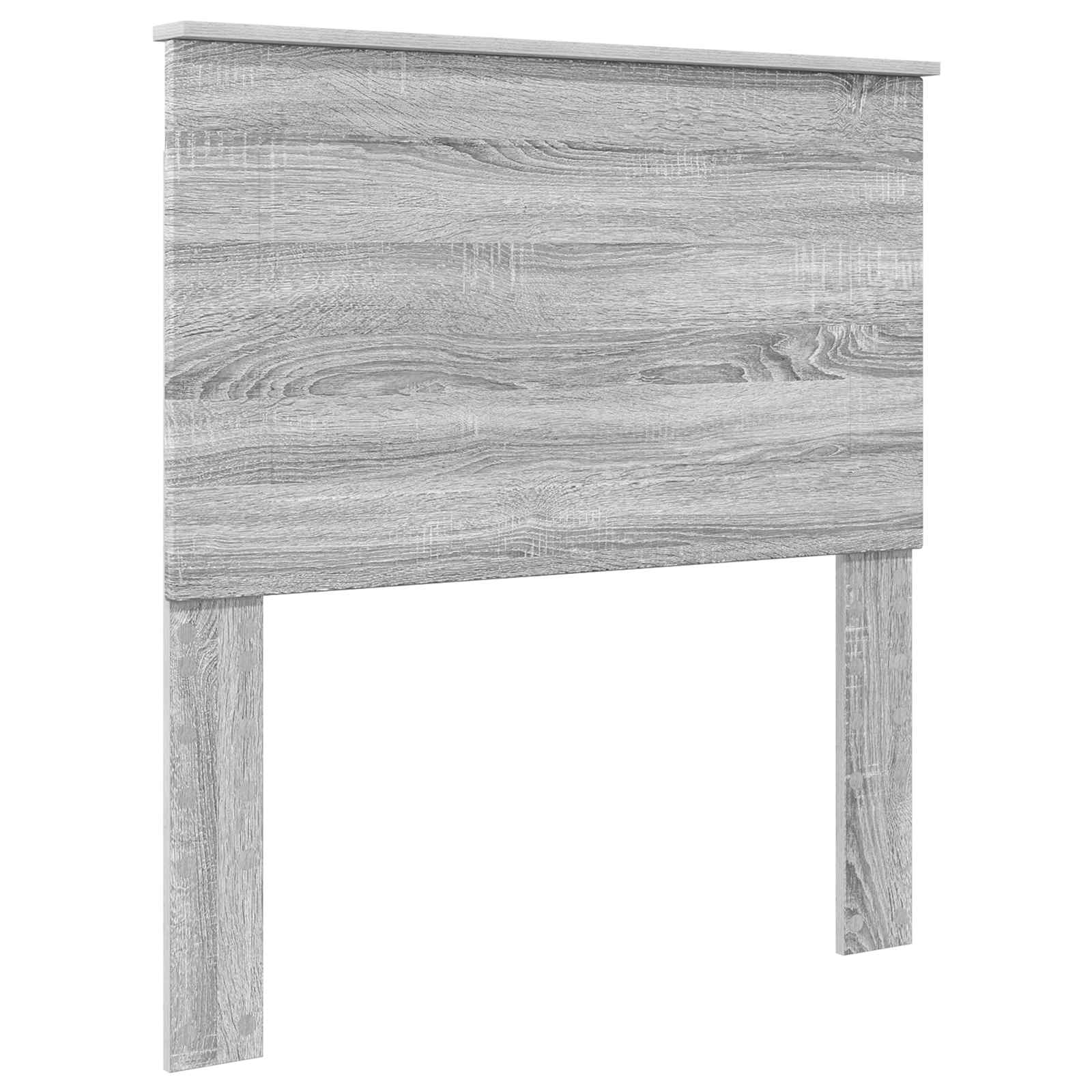Lit de rangement gris 75 x 190 cm en panneau de bois - 7