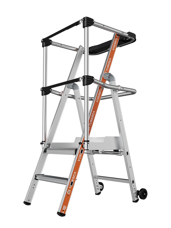 Escabeau PIRL 2 marches - Hauteur max. de travail 2.48m - 2274102