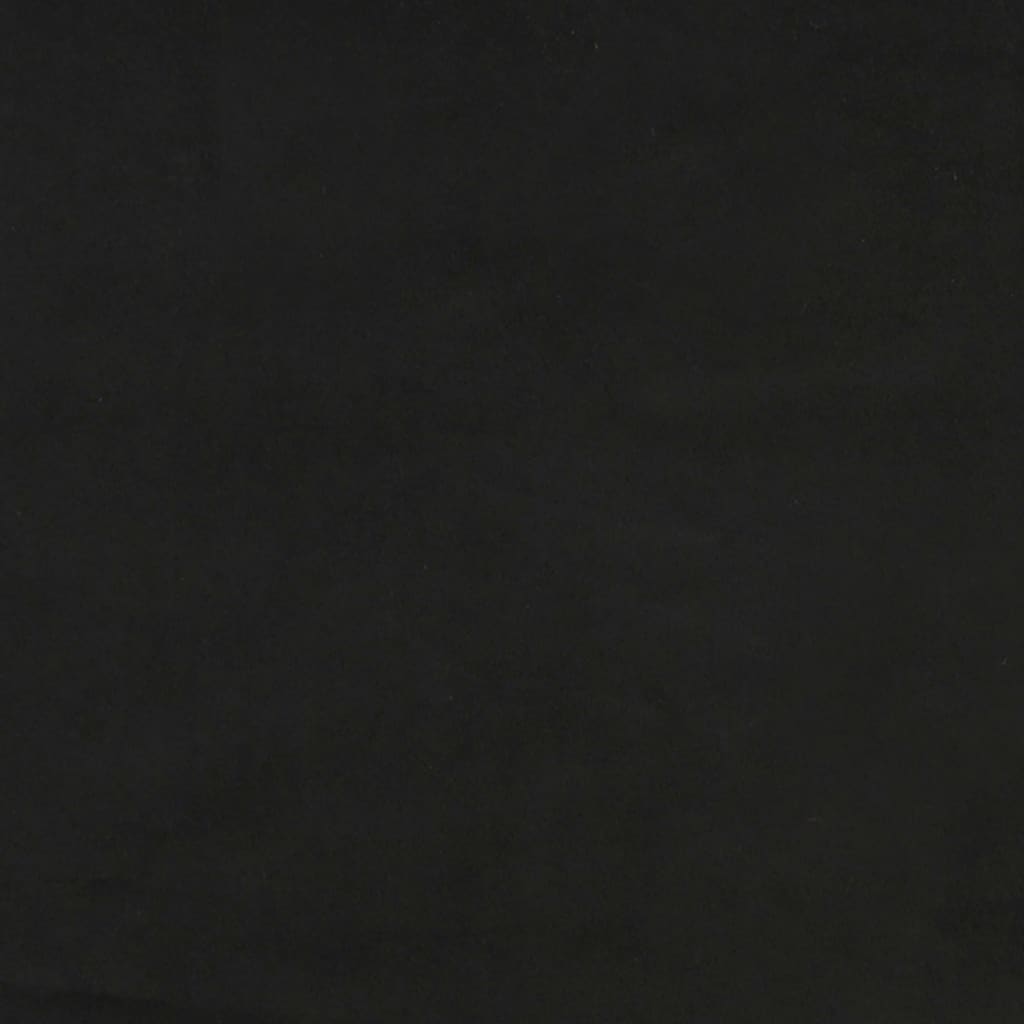 Cadre de lit sans matelas noir 180 x 200 cm velours - 8