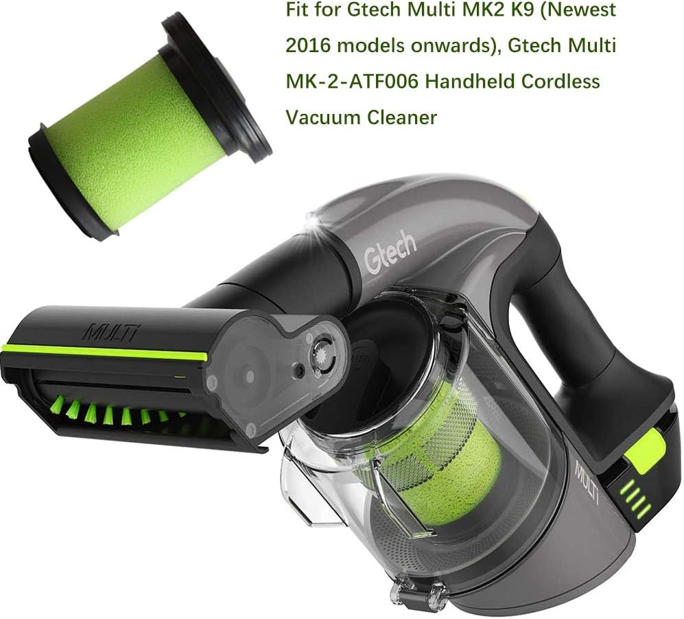 Filtri Di Ricambio Compatibili Con L'aspirapolvere Senza Fili Gtech Airram Multi Mk2 K9 In Schiuma Lavabile~p137618506