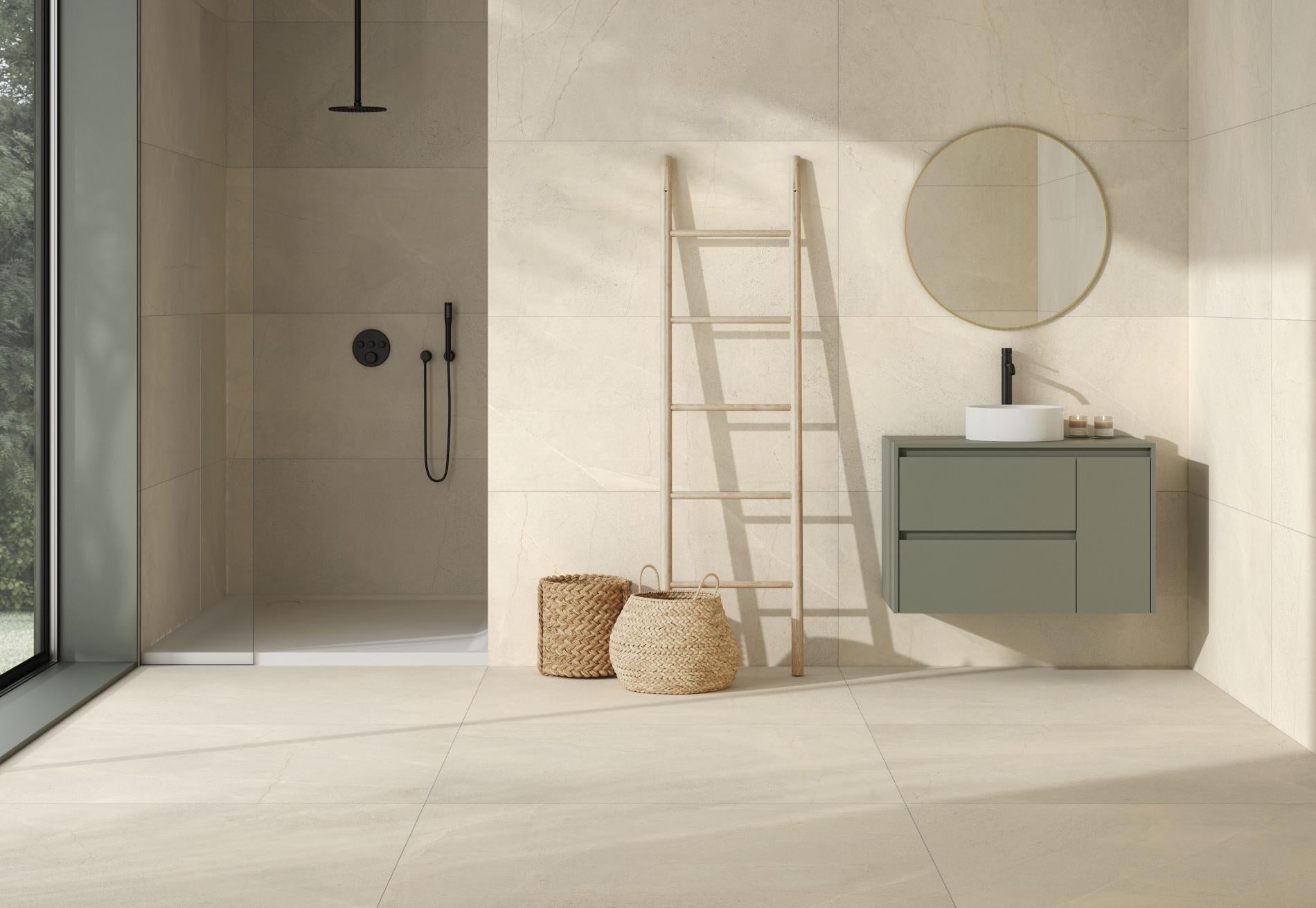 CARRELAGE INTERIEUR MEZZO couleur MARFIL 60x120 | Leroy Merlin
