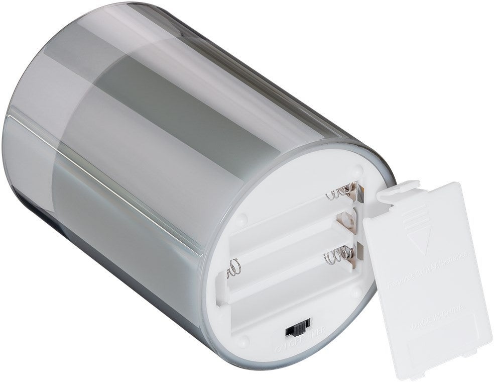 Relaxdays Candele a LED a Stelo, Set da 6 conTimer e Telecomando, in Cera Vera, Fiamma