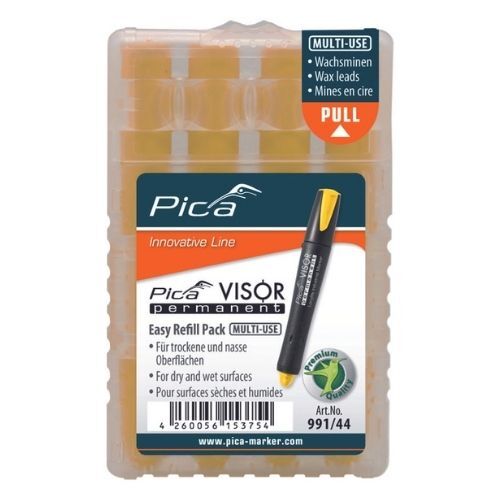 PICA 991/40 - Estuche de 4 minas VISOR permanente Rojo