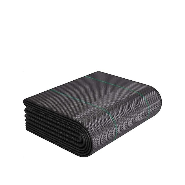 GardenGloss 20m² Toile de paillage Anti Mauvaises Herbes 100 g/m² - Haute sensibilité aux UV (10m x 2m, Plié)