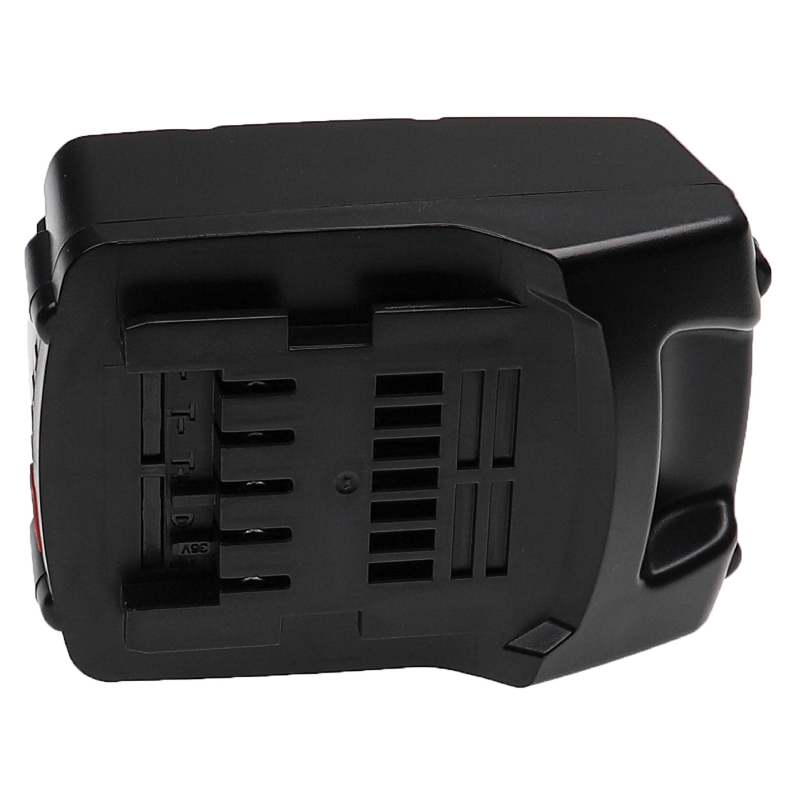 EXTENSILO Batterie compatible avec Metabo BHA 36 LTX, BHA 36 LTX Compact, BHA36LTX outil électrique (2500 mAh, Li-ion, 36 V) - 3