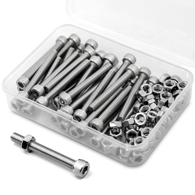 Lot De 8 Boulons Tête Hexagonale CRYPTRIDER – 27 Mm, Galvanisés, Résistants à La Rouille – Pour Skateboard, Longboard – Fixation Solide, Style élégant – Installation Facile