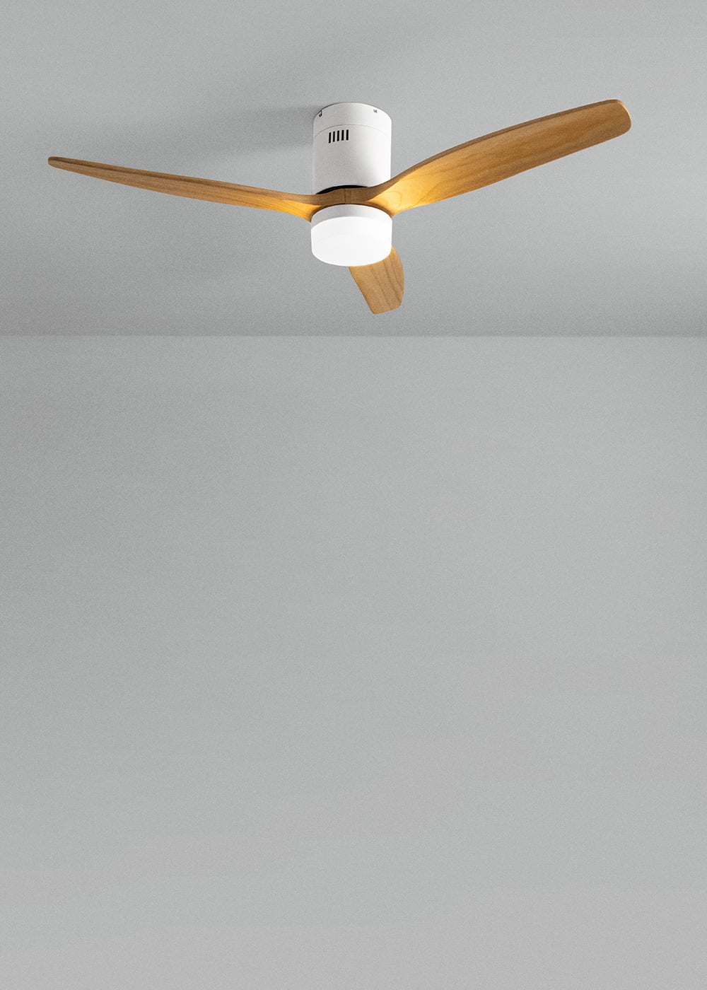 CREATE - WIND CALM NATURAL WOOD M - Ventilateur de plafond 40W silencieux 100% bois avec eclaraige sans wifi - 3