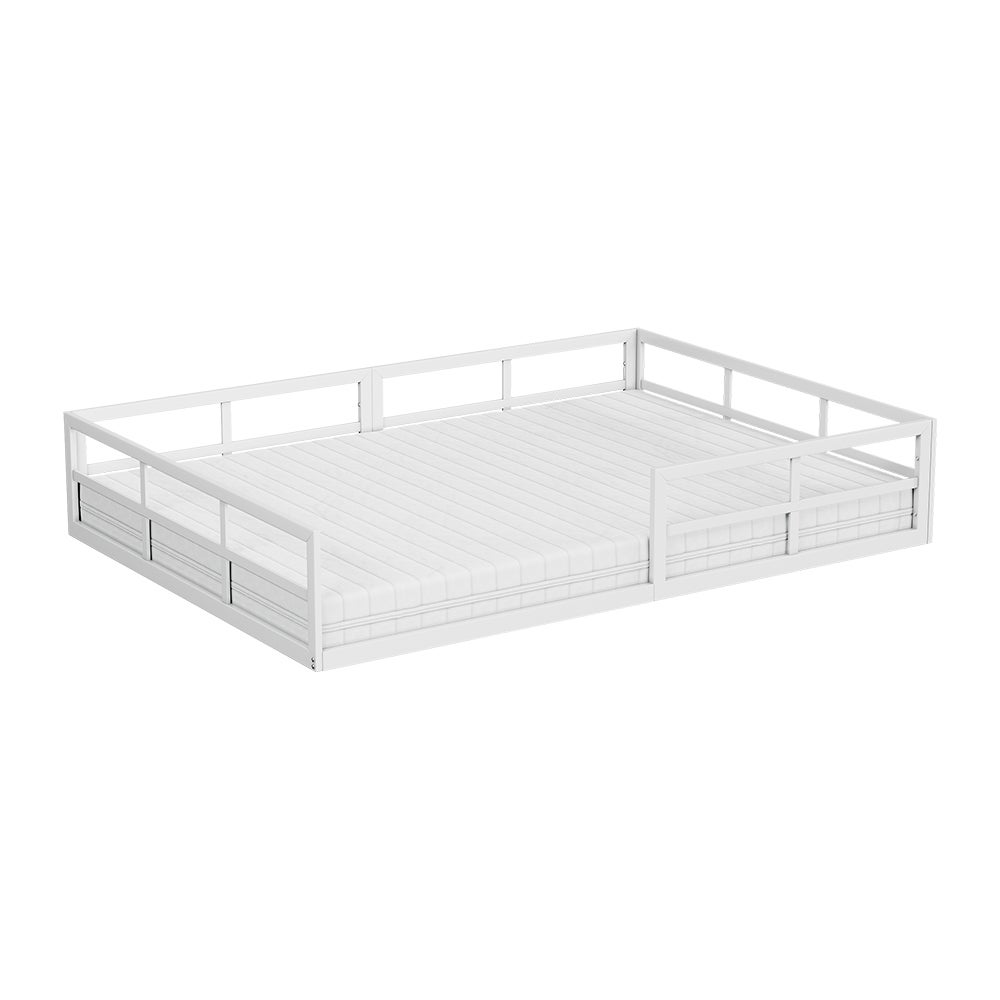 Vitalispa Łóżko dla dzieci Minno, Biały, 140x200 z materacem