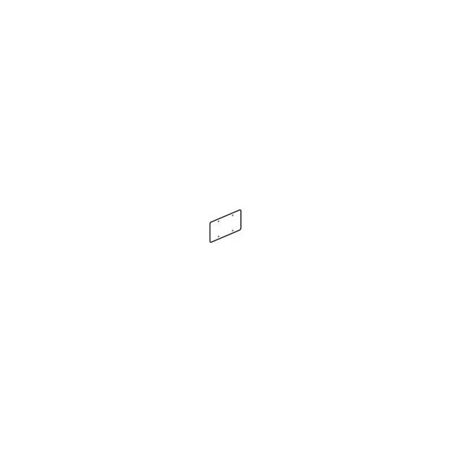 Couvercle universel Batibox pour boîte 2 postes - 155 x 85 mm