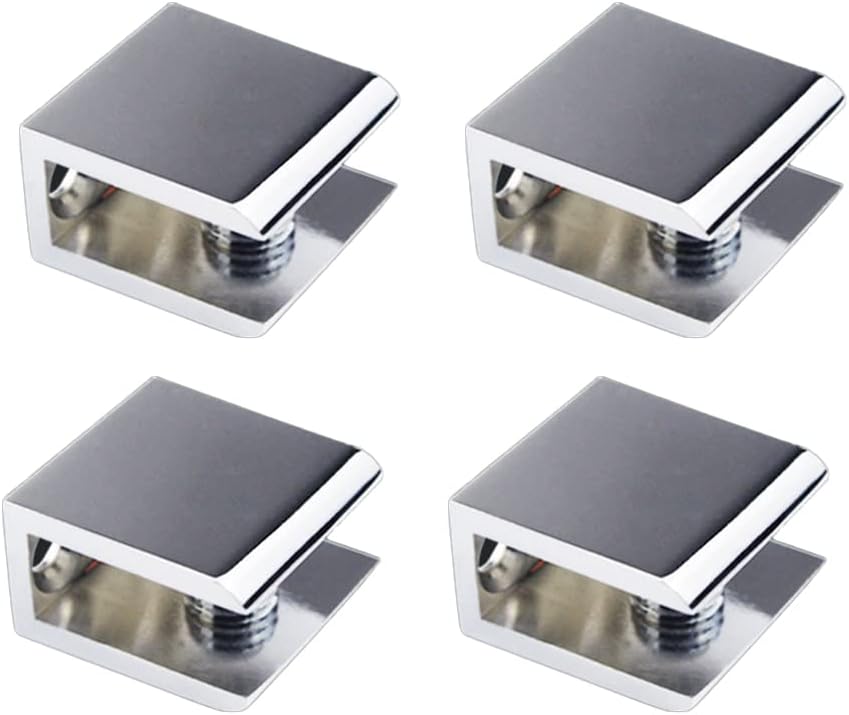 Lot de 4 supports d'étagère en verre antidérapants - Support d'étagère ...