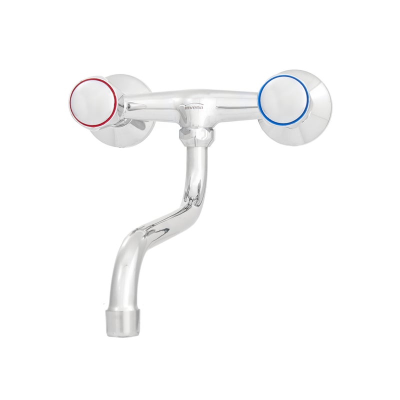 Bateria Kuchenna Ścienna z Wylewką Chrom 200mm Invena Klasyczna Do Kuchni