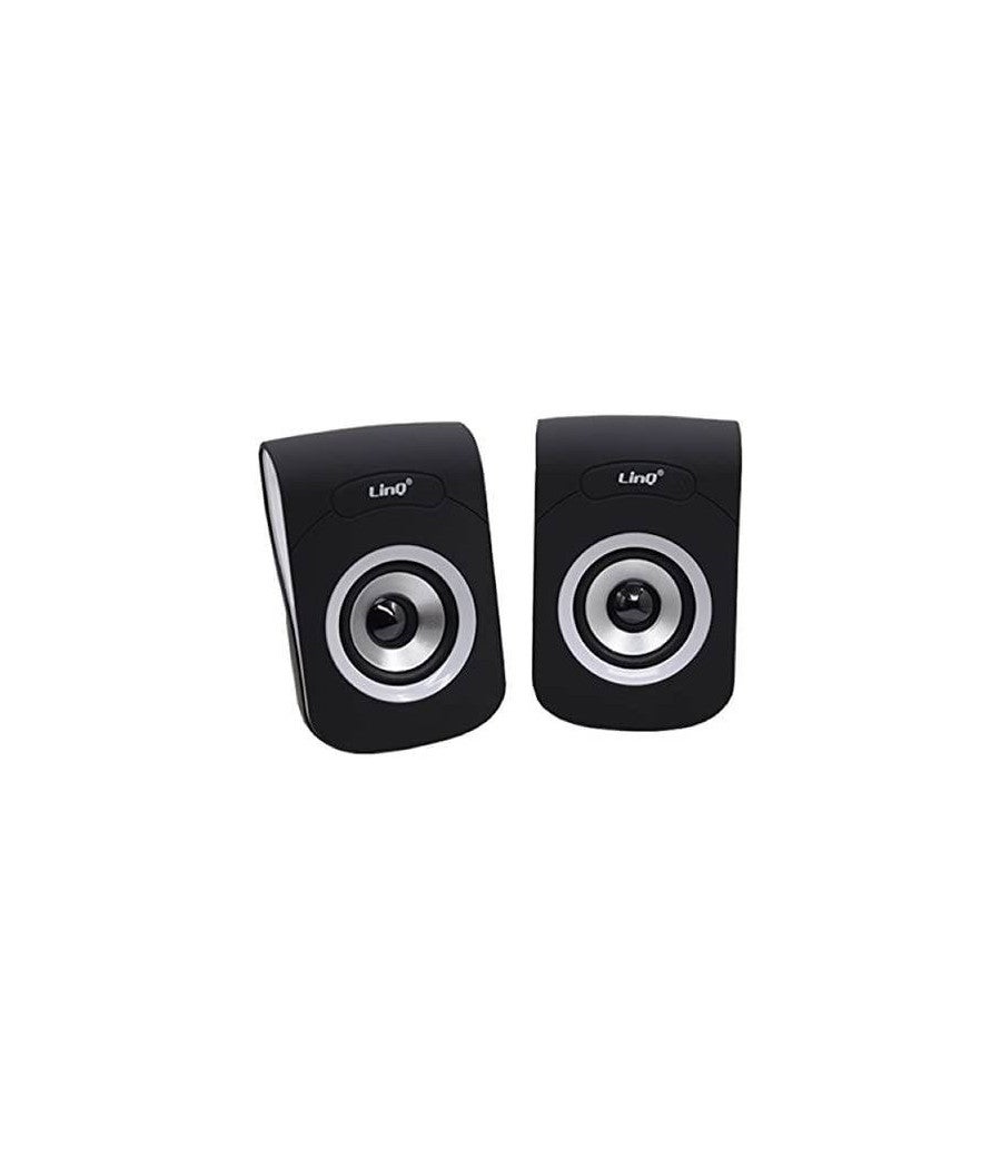Trade Shop - Altoparlanti Speaker Casse Usb 3w Jack 3,5mm Per Pc Linq An-009 Color - - 4