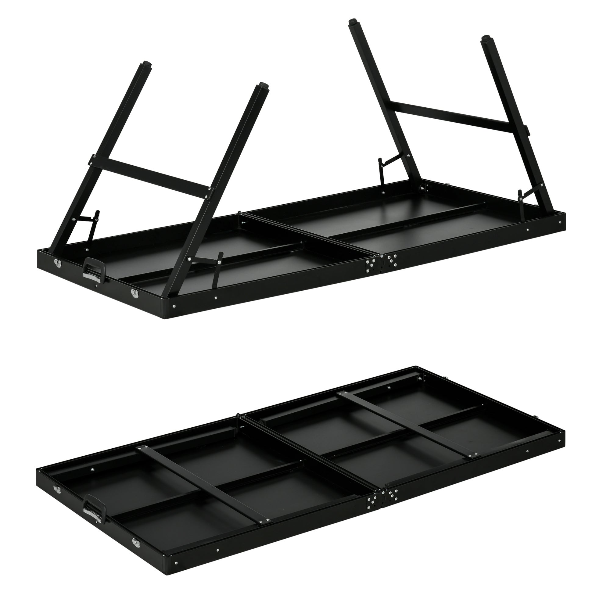 Mesa de Ping Pong SPORTNOW Preto MDF e Alumínio 152x76x72cm - 4