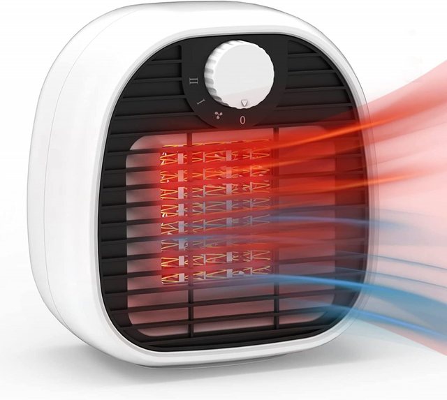 Grzejnik - Termowentylator - 1000 W - Poziom grzania 3 - 1 sztuka - Biały