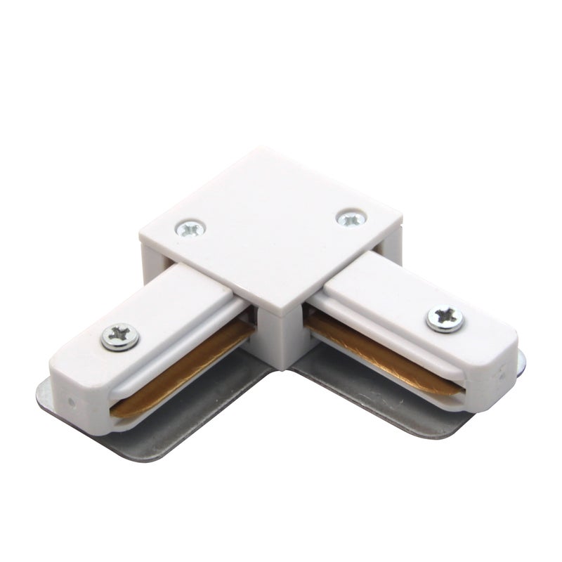 Łącznik HQ 1-faza typ L 70x70x16mm IP20 wciskany do szyny biały MasterLED