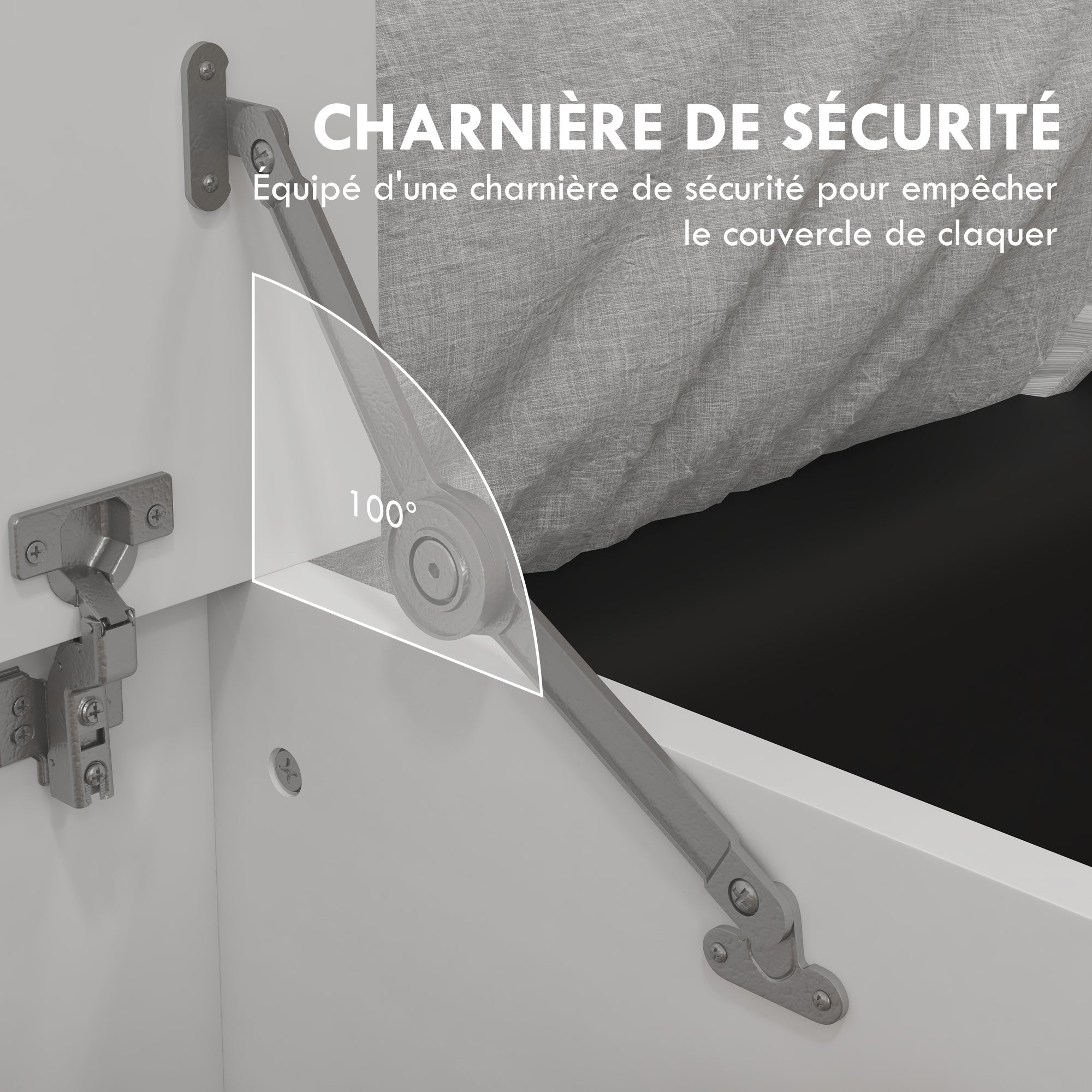 Coffre de rangement Panneaux de particules HOMCOM - 5