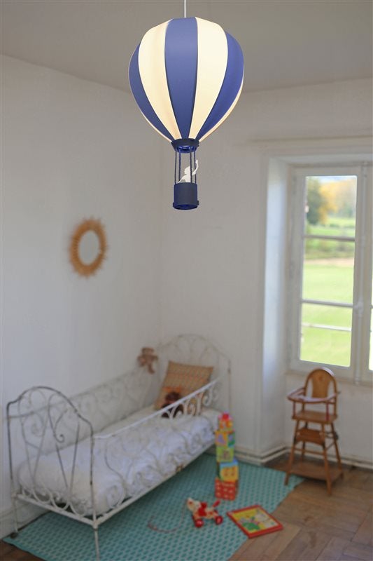 Lampe suspension enfant MONTGOLFIERE - R&M Coudert - bleue - 5