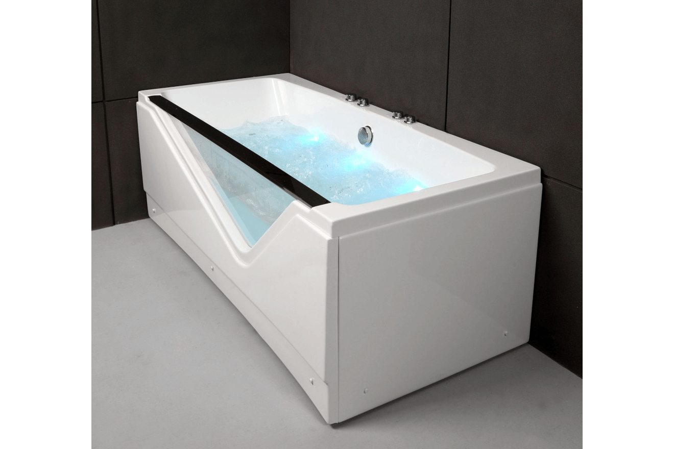 Baignoire balnéo droite INDRA Wave L170xl80xH63cm, by SPALINA - 4