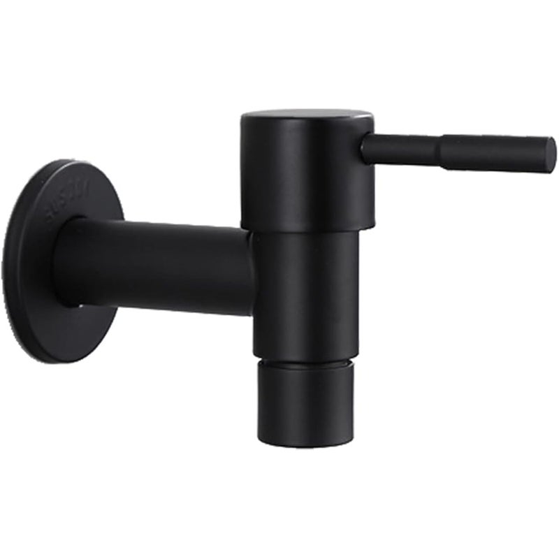 Kran basenowy z mopem, kran zlewozmywakowy z krótką rączką, ścienny kran balkonowy, kran ze stali nierdzewnej z krótką rączką na balkon, do łazienki,