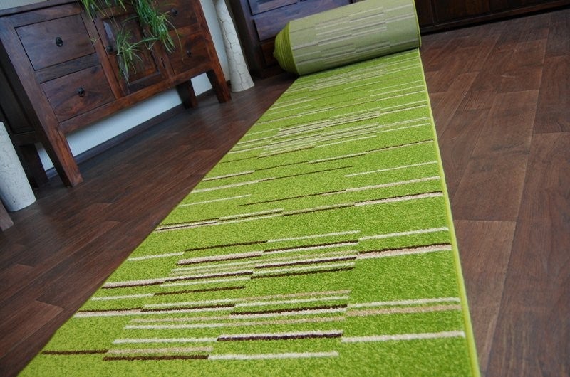 Tapis de couloir HEAT-SET FRYZ NELI vert - lime 60 cm 60x940 cm - 4