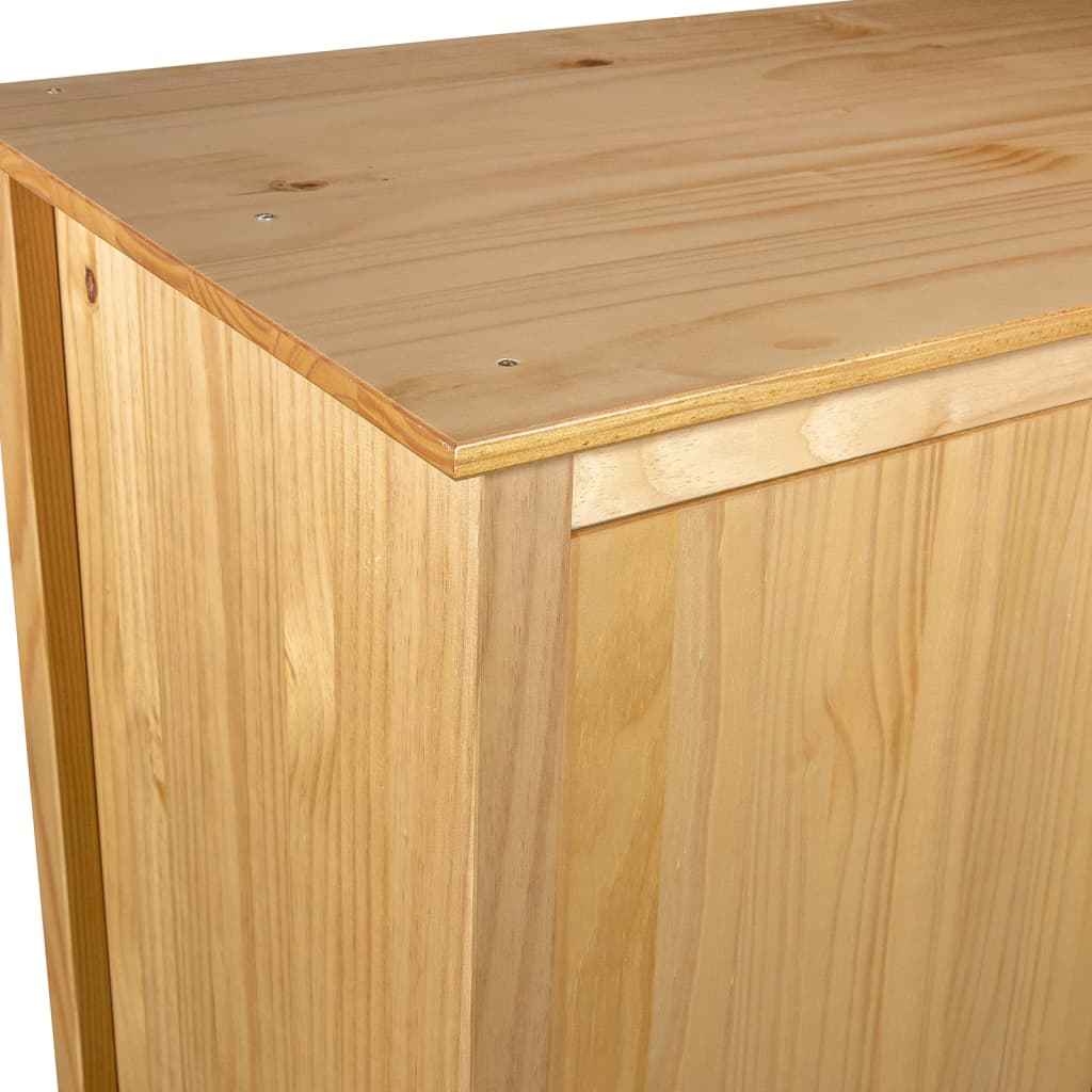 Roupeiro | Armario 2 portas Hill 89x50x170 cm pinho maciço CFW53761 - 6