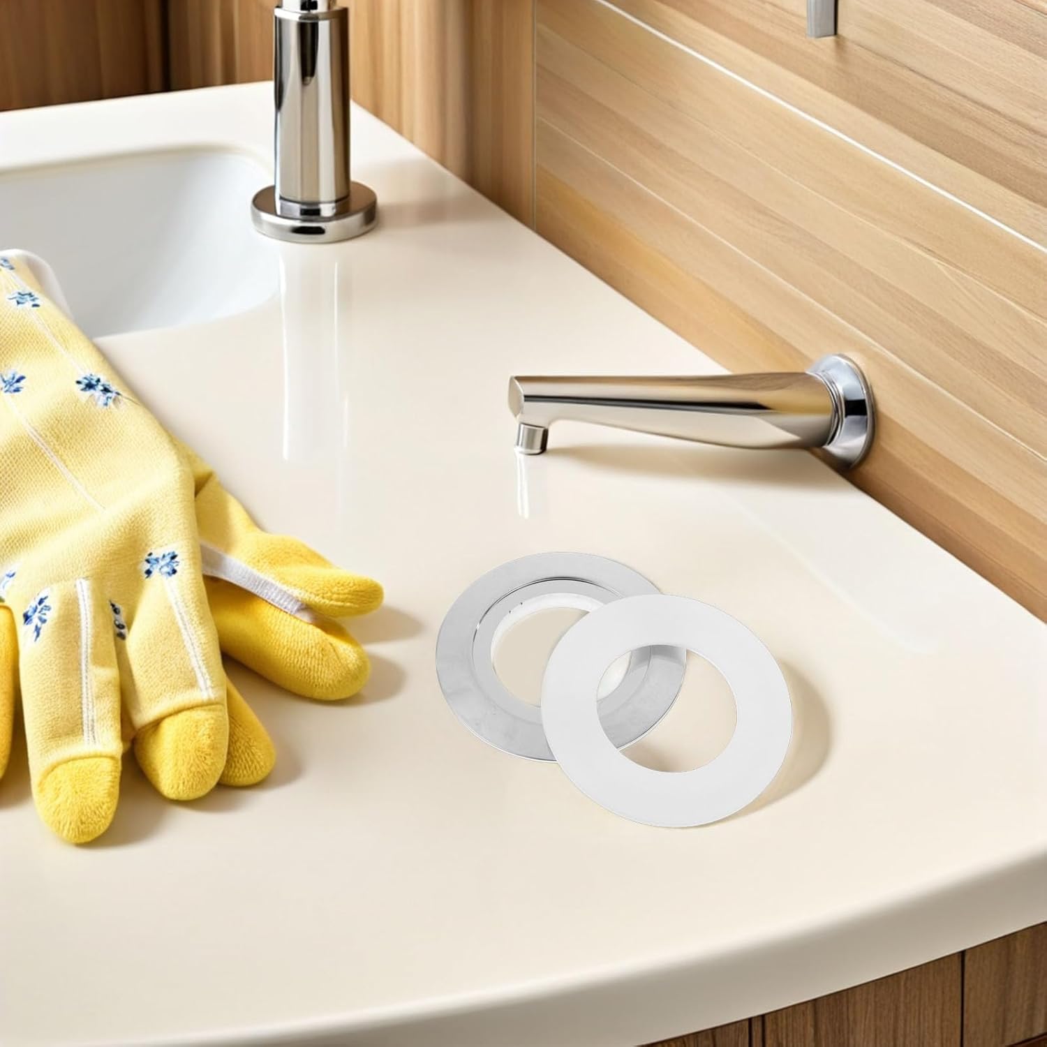 Kit Adaptateur Double Bouton de Chasse D'eau en Plastique pour Toilettes, Conversion de 38mm à 48mm/58mmPerformance Fiable et Résistant la Déformatio - 5